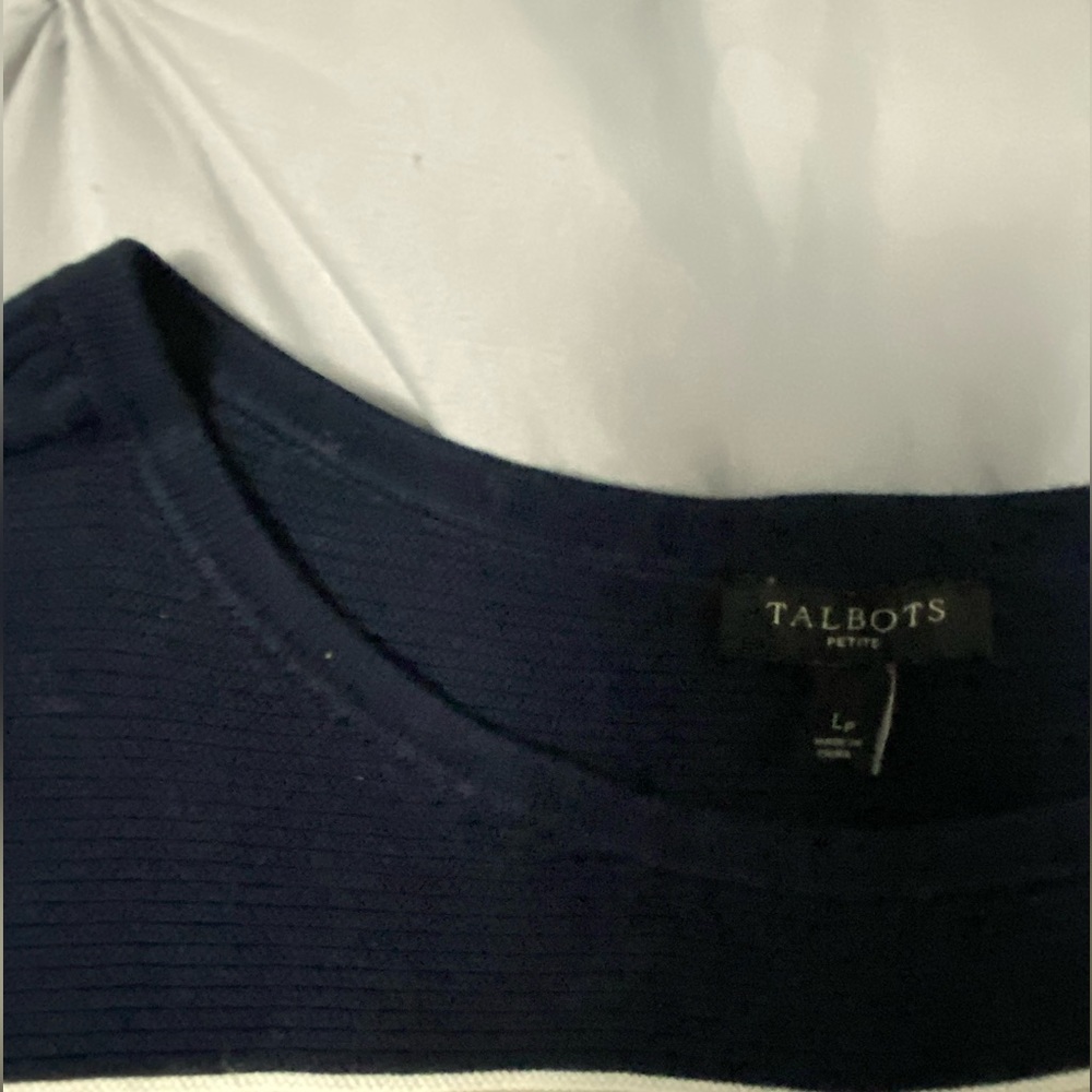 Talbots Ribbed Tank Top size L - Picture 4 of 4